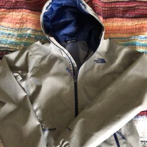 The North Face rain jacket.